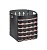 Корзина Geometria Quadratto 35x35xH40 (01-Black, TS30)