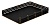 Лоток для бумаг А4 FLOW 34x25xH5 (01-Black, TS30)