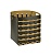 Корзина Geometria Quadratto 35x35xH40 (55-Olive, TS30)