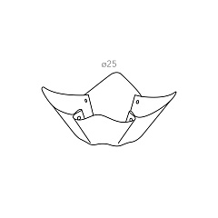 Фруктовница Ø25